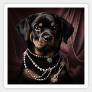 Opulent Rottweiler Sticker